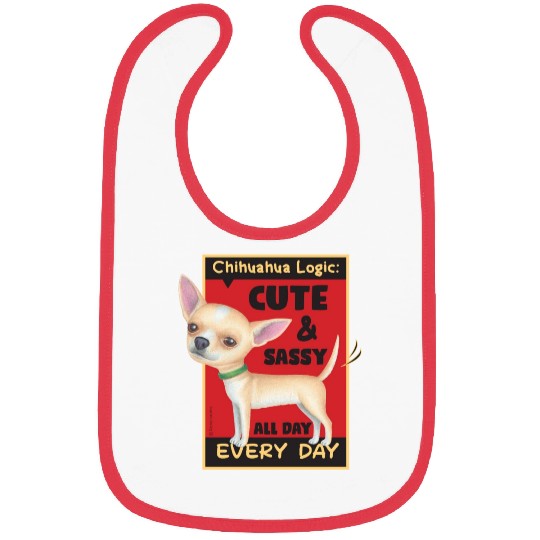Chihuahua Logic Bibs