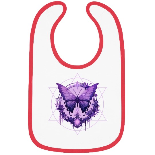 Enchanted Butterfly Witchcraft Fairycore Ethereal Bibs