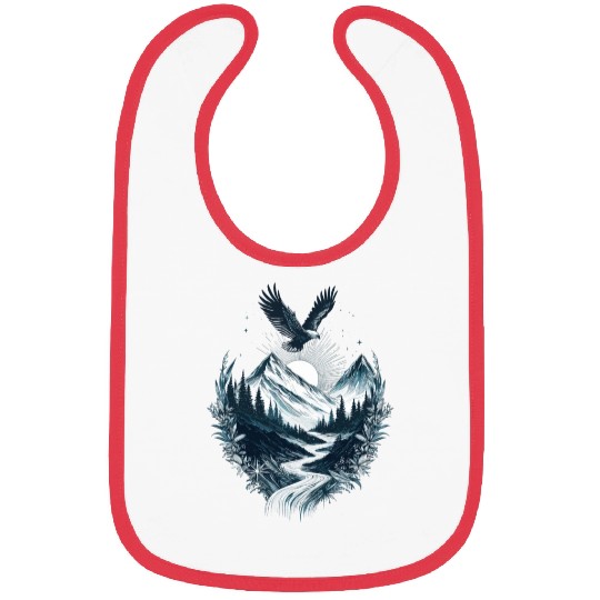 Mountain Silver Eagle Bibs