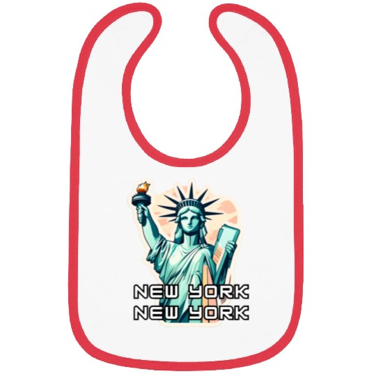 New York - Statue of Liberty Bibs