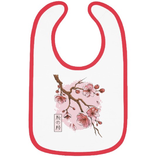 Springtime Sakura Serenity Bibs