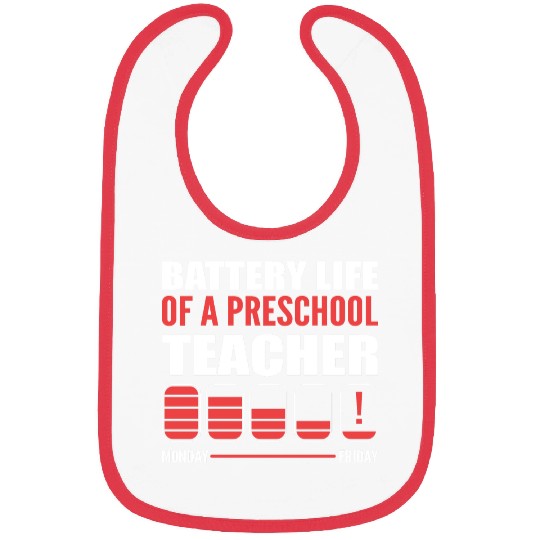Preschool Teacher Funny Teacher Gift Bibs