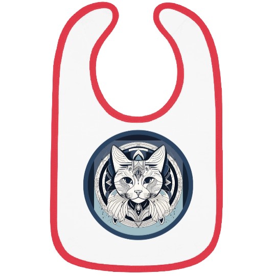 tiger cat Bibs
