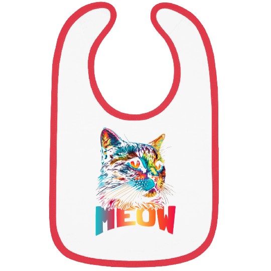 Meow Cat Bibs
