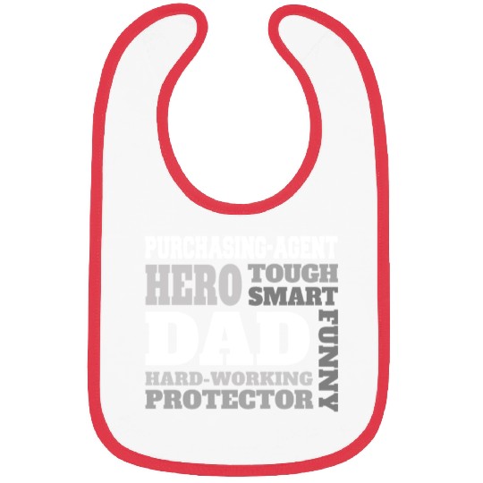 Daddy job funny Quote Dad purchasing-agent Bibs