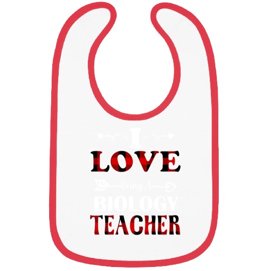Biology Teacher love valentines day149 Bibs