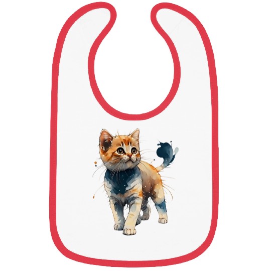 A wonderful cat walking Bibs