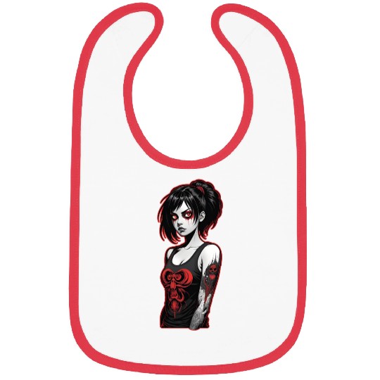 Gothic Girl Bibs