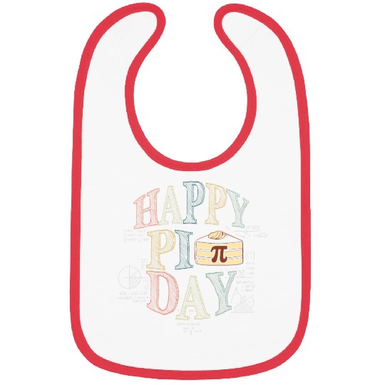 Pi Symbol Math Equations Happy Pi Day Vintage Bibs