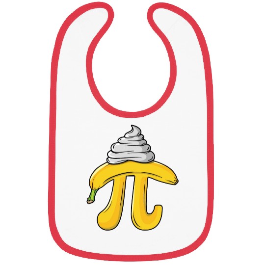 Banana Cream Pie Funny Pi Day Math Equations Bibs