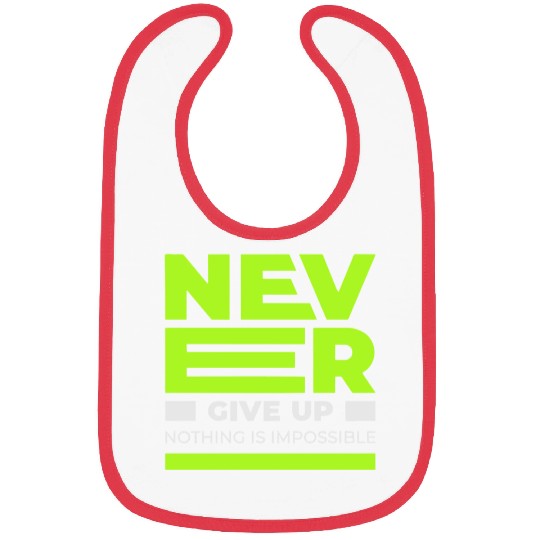 Never Give up Bibs Men's Premium Bibs