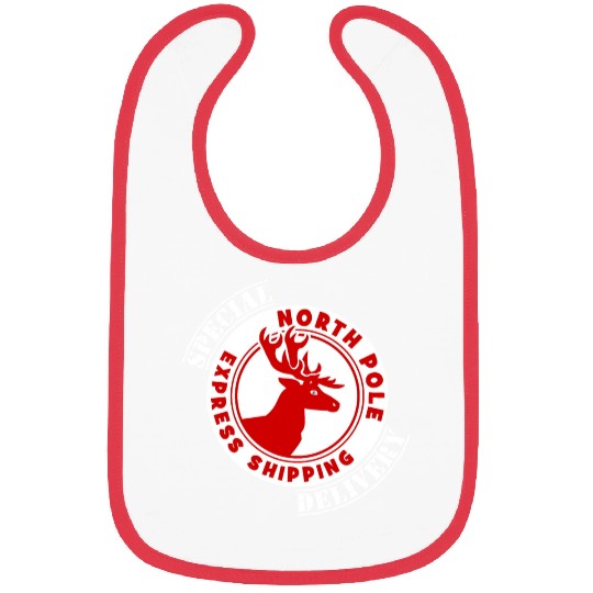 NORTH POLE SPECIAL DELIVERY Bibs