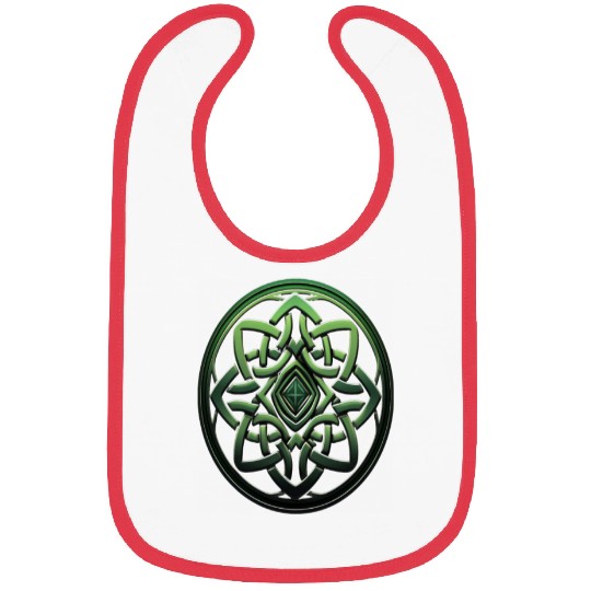 St Patricks Day Celtic Knot Irish Scottish Symbol Bibs