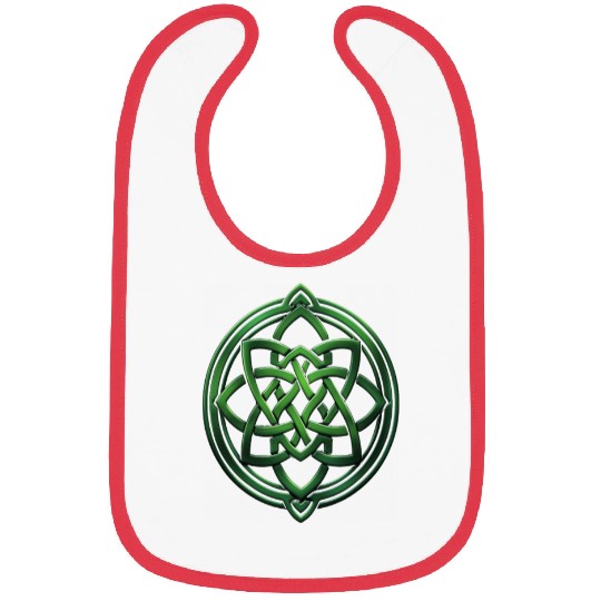 St Patricks Day Celtic Knot Irish Scottish Symbol Bibs