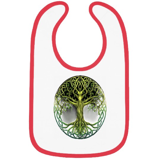 St Patricks Day Celtic Knot Tree Irish Gaelic Bibs