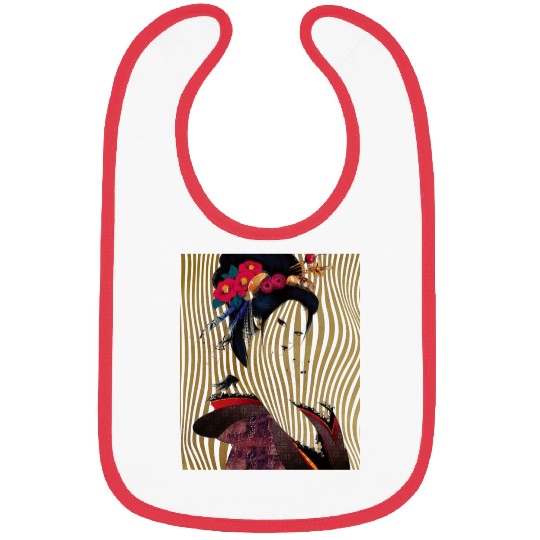 Japanese Geisha Bibs
