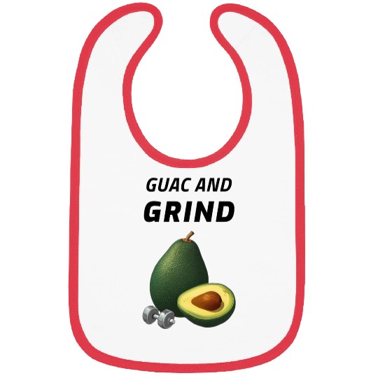 Guac and Grind Avocado Gym Bibs
