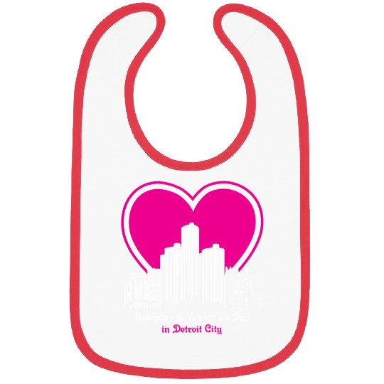 Valentine's Day in Detroit City Bibs