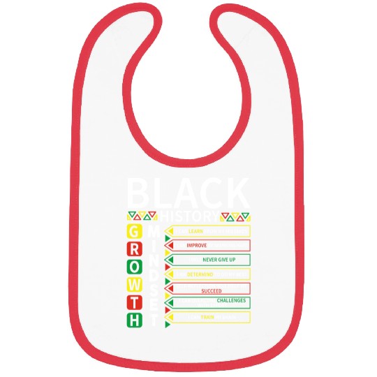 Growth Mindset Definition Black History Month Bibs