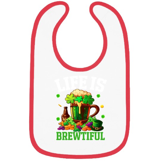 Funny Irish St Patricks Day Craft Beer Bibs