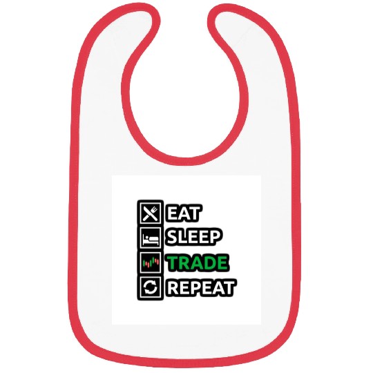 Bitcoin Eats Sleep Trade and Repeat Criptocurrency Bibs