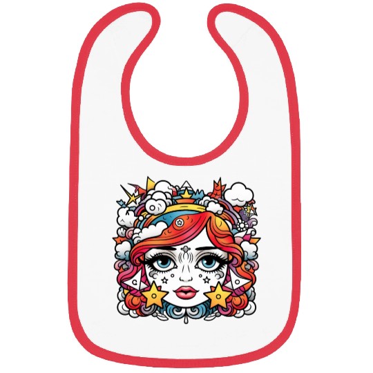 Celestial girl Bibs