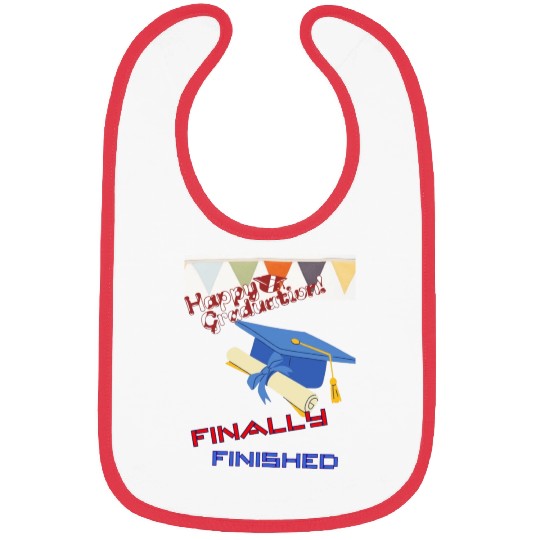 Graduation Finished Bibs