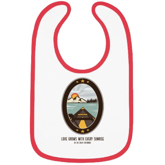 Love Grows With Every Sunrise InThe Great Outdoors Bibs