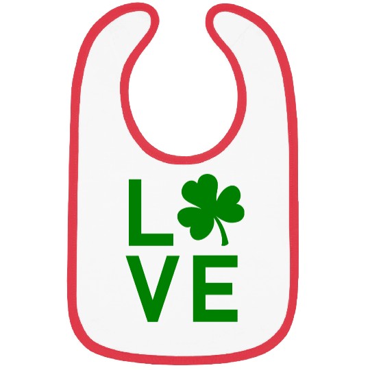 Irish Clover LOVE Bibs