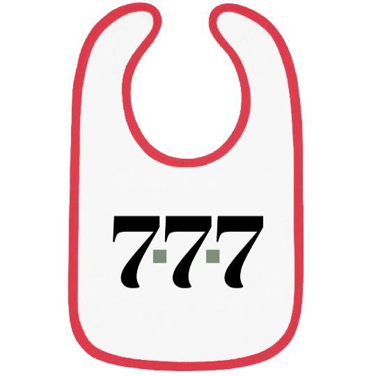 Angel number 777 Bibs
