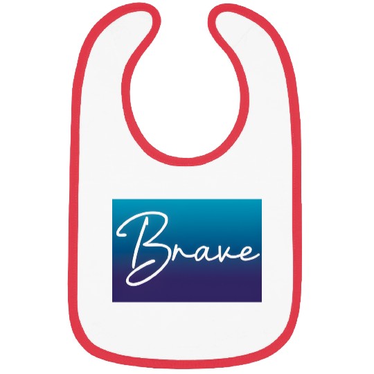 "Brave Typography: Elevate Your Style with Fearles Bibs