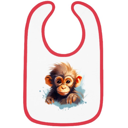 Cute Monkey for Kids for a Kid Bibs