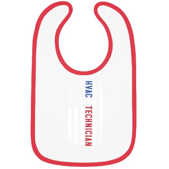 HVAC Technician US American Flag HVAC Mechanic Bibs