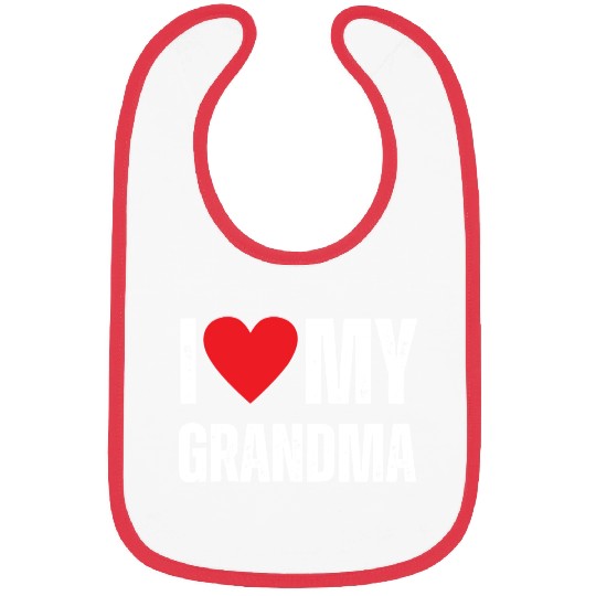 I Love My Grandma Bibs