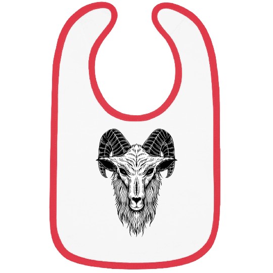 Baphomet Goat Devil Head Bibs