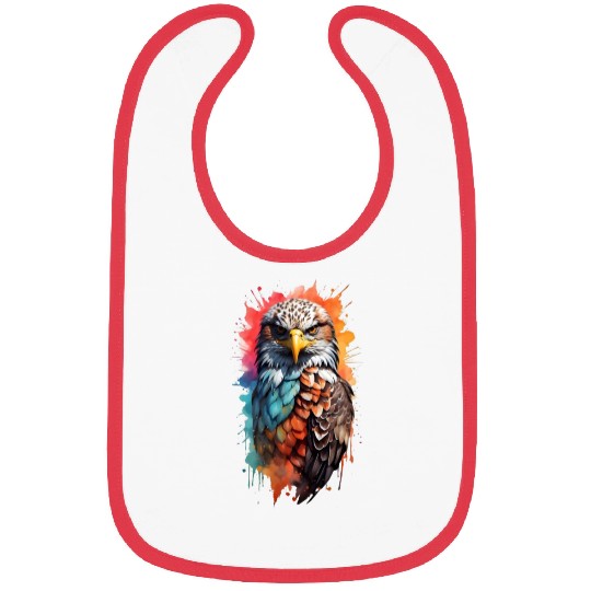 Stunningly colored bald eagle Bibs