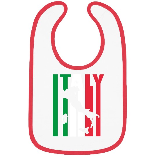 Italy Vintage Countries Italian Culture Flag Bibs