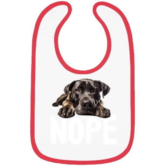 Great dane Nope Bibs