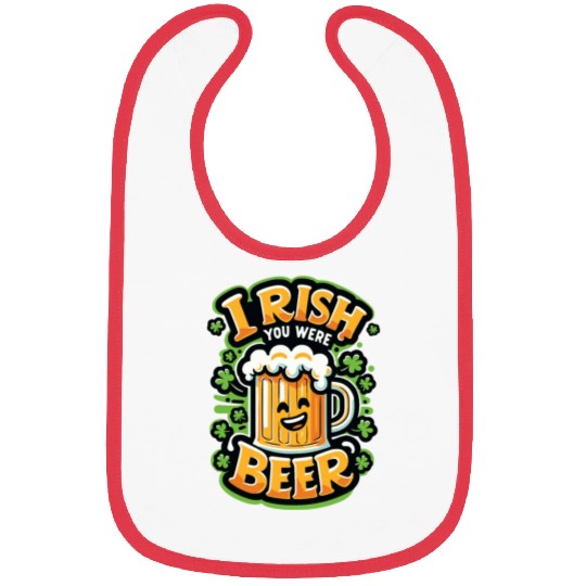Irish You Were Beer Bibs