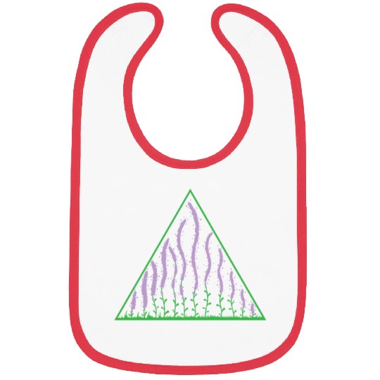 Lavender in a Triangle Plant Garden Fragrance Bibs