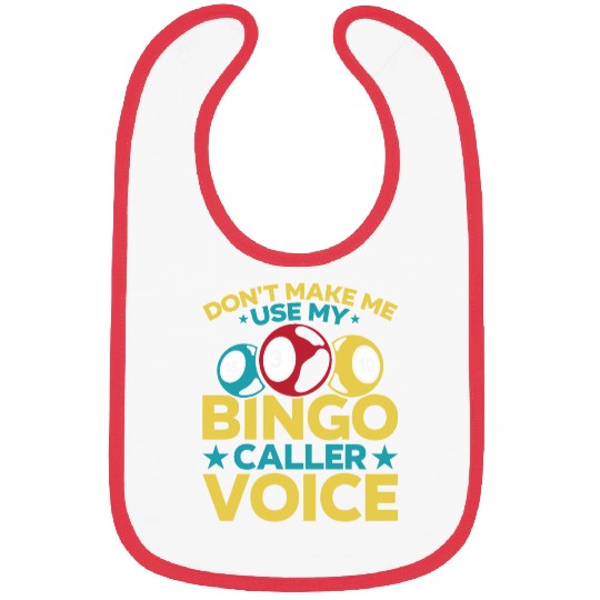 Bingo Caller Voice Funny Bingo Night Bibs