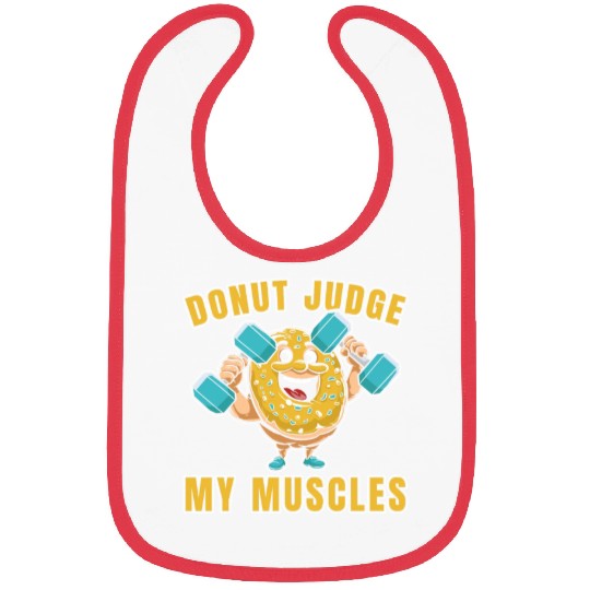 Fitness Donut Funny Donut Gym Bibs