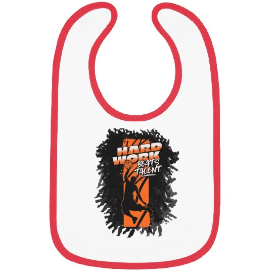 Hard work beats talent Bibs