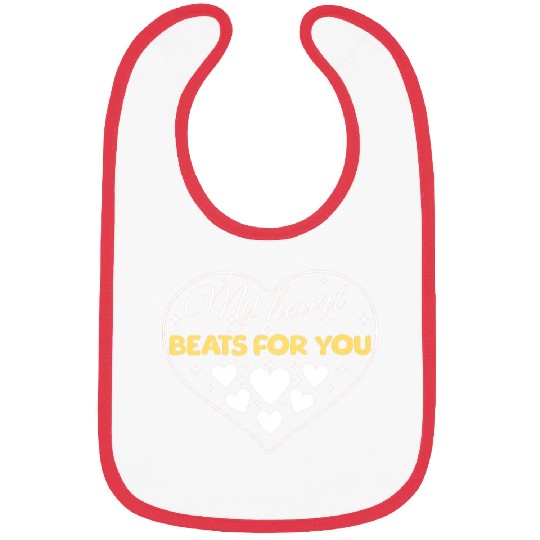 My heart beats for you. Bibs