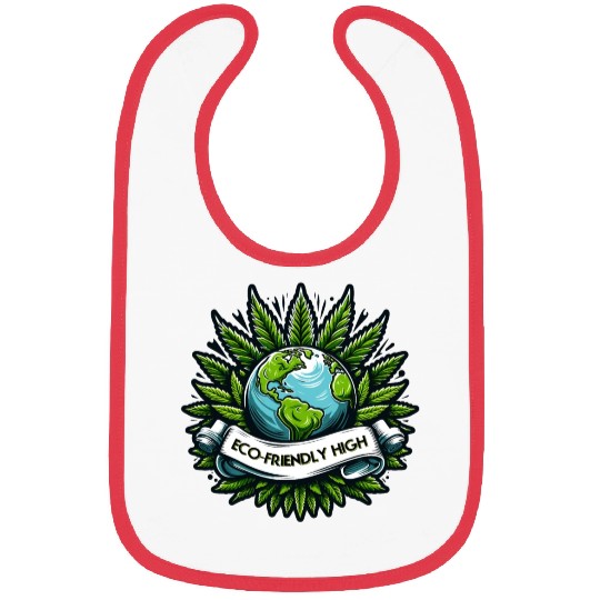 "Eco-Friendly High": Earth & Cannabis Unity Bibs