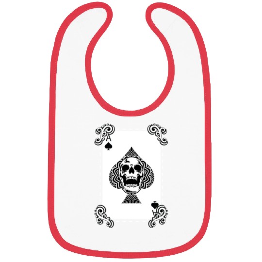 Death Card Addicted to Gaming Gift Bibs