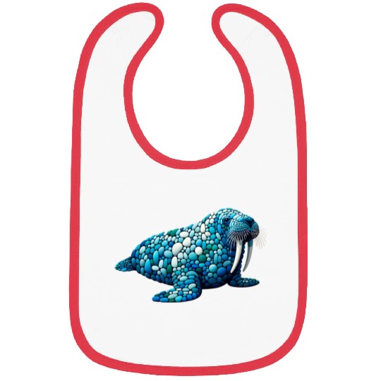 Serene Seas Walrus Bibs
