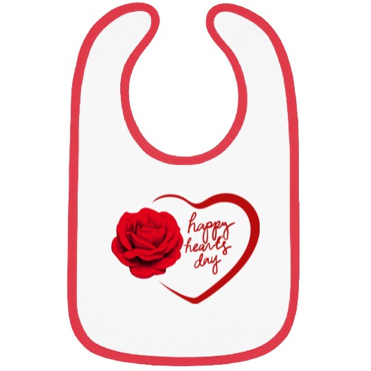 spread love with valentine Bibs