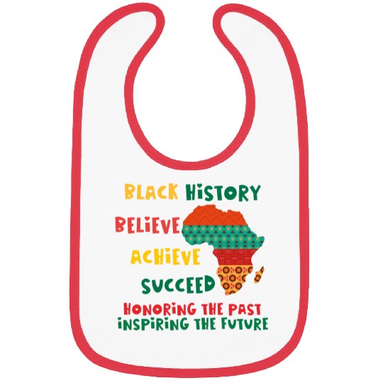 Honoring Past Inspiring Future Black History Month Bibs