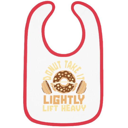 Fitness Donut Funny Donut Gym Bibs